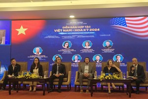 2024年越南与美国合作论坛演讲者。（图：VGP）