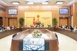 国会常委会会议现场。（图：VGP）