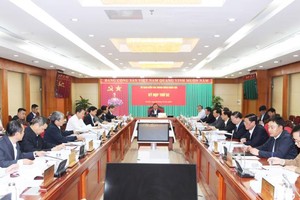 中央检查委员会第52次会议现场。（图：越通社）