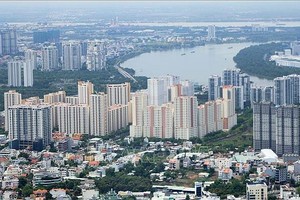 第八郡的公寓住房。（图：越通社）