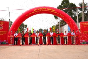 西宁省捍卫边境巡逻路落成