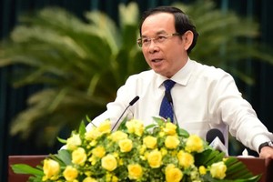 市委书记阮文年。（图：国辉）