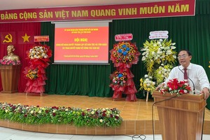 市民族与宗教厅厅长阮维新致词。