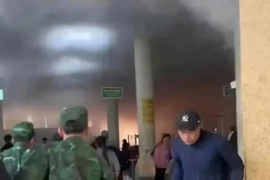 火警现场。（图：视频截图）