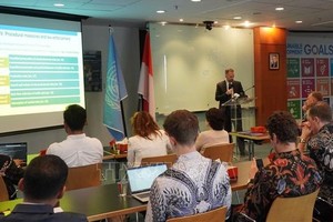 记者会场景。（图：越通社）