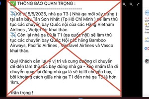 转至T3航站楼办理登机手续消息失实