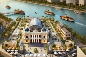 守添电影公园透视效果图。（图：AI生成）