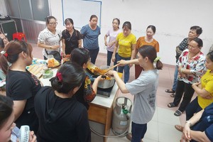 越华妇女免费学烹饪