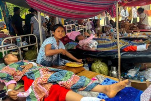 缅甸大地震增至超过3000人死亡，军方宣布暂时停火以便救灾。（图：路透社）