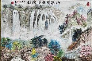 蔡忠书画作品欣赏