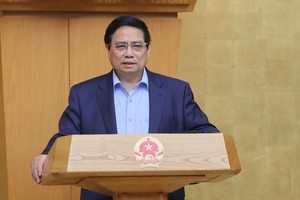 政府总理范明政会上发言。（图：段北）