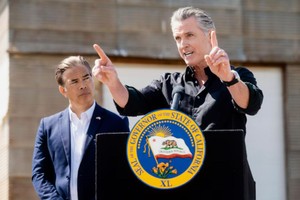 美加利福尼亚州州长纽森宣布起诉特朗普政府。（图：互联网）
