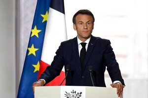 法国总统马克龙。（图：新华社）