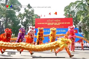 衡英堂龙狮团荣耀亮相国家级阅兵游行