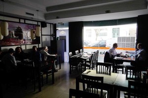 葡萄牙里斯本餐厅停电。（图：互联网）