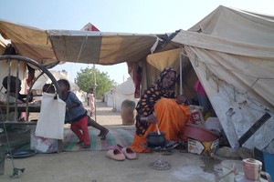 苏丹难民营帐篷。（图：互联网）