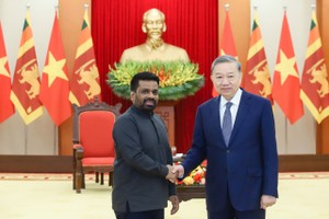 党中央总书记苏林会见斯里兰卡总统迪萨纳亚克。