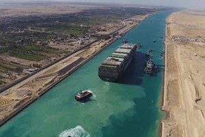 埃及苏伊士运河。（图：互联网）