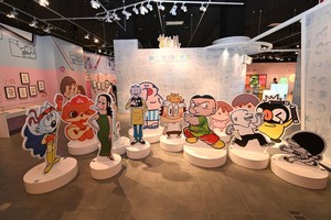 “幽默港漫角色巡礼”，参观者可与漫画人物合照。（图：互联网）