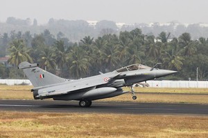 印军“阵风”战斗机资料图。（图：互联网）