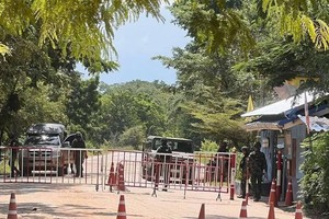 泰国日前关闭两个泰柬边境检查站。（图：互联网）