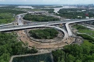 XL1 发包和高速公路引道工程正在加快施工进度。（图：VTC News）