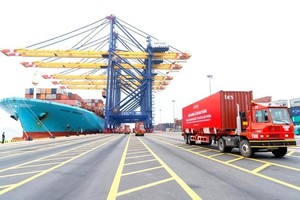 海防Hateco国际集装箱港口。（图：新河内报）