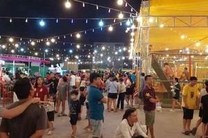 Khu vui chơi vừa đưa vào phục vụ cư dân