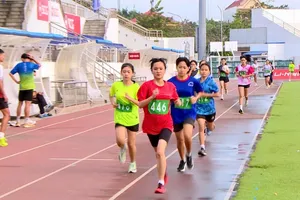 80 vận động viên tranh tài môn điền kinh phường Bà Rịa