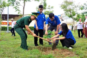 Phường Rạch Dừa ra mắt “Vườn cây đại đoàn kết”