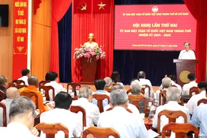 Hội nghị lần thứ II, nhiệm kỳ 2024-2029 Ủy ban MTTQ Việt Nam TPHCM sáng 27-11