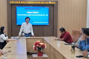 Nhà báo Xuân Thái, Hội Nhà báo TPHCM phát biểu khai mạc lớp bồi dưỡng