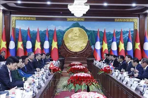 Tổng Bí thư Tô Lâm và Tổng Bí thư, Chủ tịch nước Lào chứng kiến Lễ trao các văn kiện hợp tác