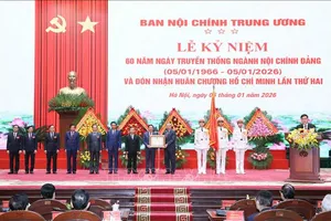 Công tác nội chính của Đảng phải đúng, kịp thời, nghiêm minh và nhân văn
