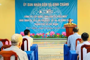 Xã Bình Chánh: Tích cực xây dựng khu dân cư kiểu mẫu