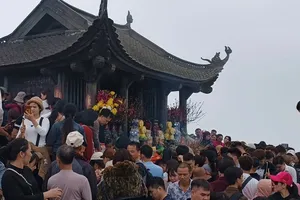 Chùa Đồng Yên Tử trong những ngày đầu Xuân 2026