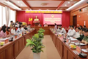 Chủ nhiệm Ủy ban Kiểm tra Trung ương Trần Sỹ Thanh kiểm tra công tác chuẩn bị bầu cử ở Đắk Lắk