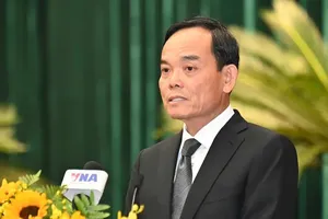 Bí thư Thành ủy TPHCM Trần Lưu Quang dự và phát biểu chỉ đạo tại kỳ họp thứ nhất HĐND TPHCM khóa XI