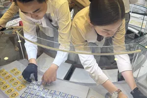 Chiều 8-4: Giá vàng giảm 2-3 triệu đồng/lượng so với buổi sáng