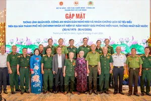 Gặp mặt tướng lĩnh Quân đội và Công an nghỉ hưu