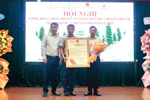 Tiêu Tiên Phước được cấp văn bằng bảo hộ chỉ dẫn địa lý