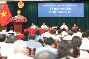  胡志明市人民议会第三次会议召开。