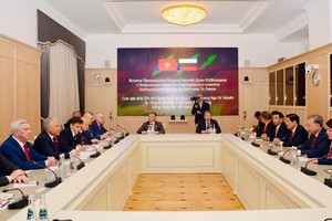 2025年5月，党中央总书记苏林在访问俄罗斯期间与俄罗斯联邦国家杜马主席维亚切斯拉夫·沃洛金举行会谈。