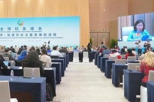 党中央委员、越南妇女联合会主席阮氏线率团出席峰会。