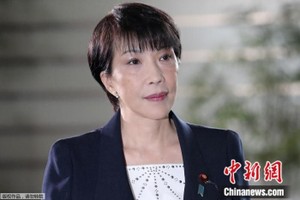 日本首位女首相高市早苗。