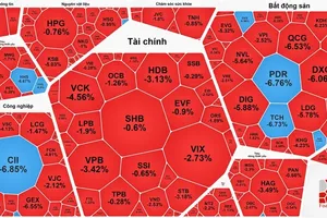 大型银行股强劲上涨，VN-Index指数再创历史新高。