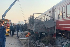 交通事故现场。