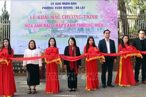 活动开幕剪彩仪式。