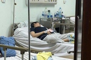 患者正在巴地全科医院接受治疗。