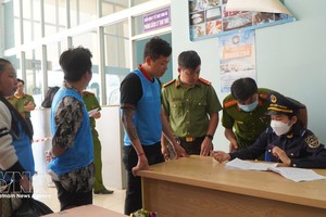 有关部门严密管控营婆（Dinh Bà）国际口岸区域，旨在防范和打击非法出入境行为。